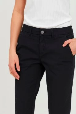 OXMO Chinos Loosefit Chino CHILLI Dames Zwart -Oxmo Winkel c4e15ce47c920b07e47f0db0eb4e580e