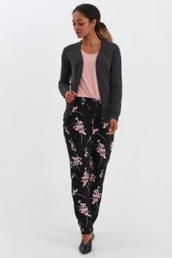 OXMO Vesten Gebreid Vest NENA Dames Grijs / Grijs Gemêleerd -Oxmo Winkel c67784a5d0ed4ebcb30544c1c92a40fc