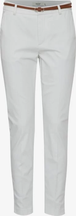 OXMO Pantalons Tapered Broek Oxdaisy Dames Wit