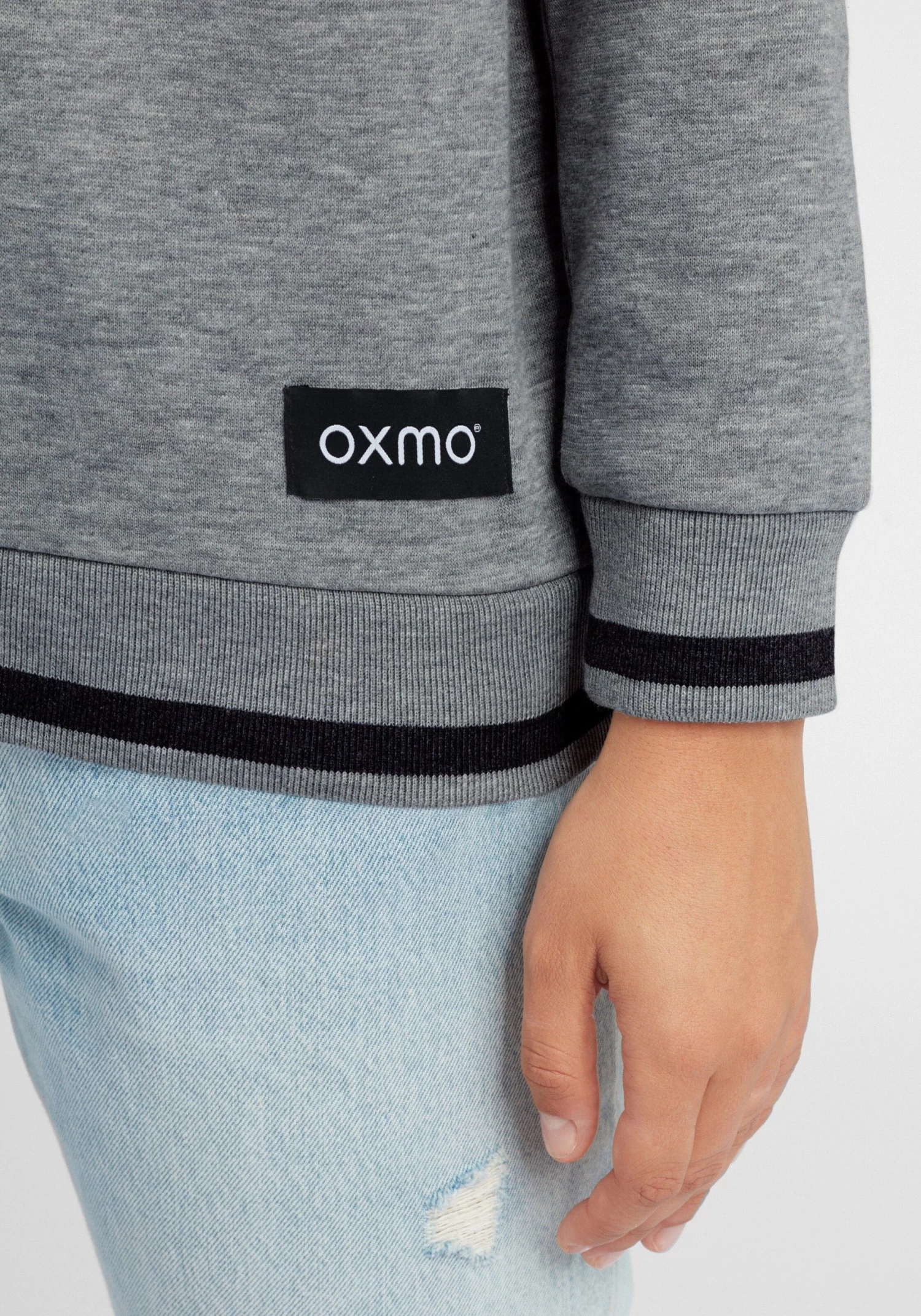 OXMO Sweatshirts Sweatshirt Omaya Dames Zwart 8 OXMO Sweatshirts Sweatshirt Omaya Dames Zwart - Afbeelding 6