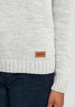 OXMO Hoodies Trui Philia Dames Grijs -Oxmo Winkel c7da9ee6d30932d8f535995a339f689d