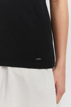 OXMO Mouwloze Shirts Top Dames Zwart -Oxmo Winkel c920c9e018a8b298cf3225ed1a12e437