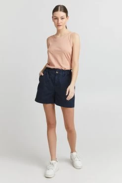 OXMO Shorts Regular Broek Chai Dames Blauw Gemêleerd 10 OXMO Shorts Regular Broek Chai Dames Blauw Gemêleerd -Oxmo Winkel c9228b2bd619c8755b132eaa63139bd6