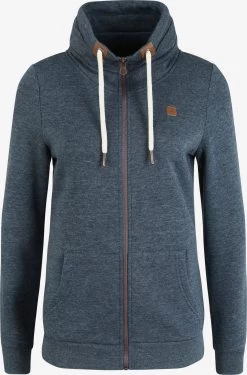 OXMO Sweatvesten Sweatvest Vicky Dames Blauw