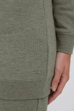 OXMO Sweatvesten Sweatvest Olinda Dames Groen Gemêleerd -Oxmo Winkel c9af691f47c5bfff6a3819275cf7d553