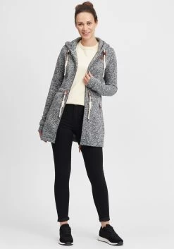 OXMO Sweatvesten Sweatvest Thora Dames Grijs -Oxmo Winkel c9c8b2354ab60c2237966eace9ed581d