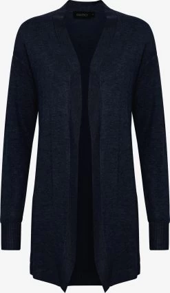 OXMO Vesten Gebreid Vest Kat Dames Blauw