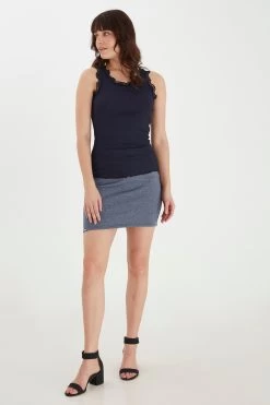 OXMO Mini Rokken Rok Dames Blauw -Oxmo Winkel cd09b69fca4fbc7272017b0f32f85c2c