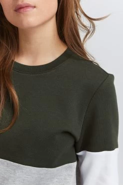 OXMO Mini Jurken Jurk OMILA Dames Groen -Oxmo Winkel cda9c6ee88ec8bf856763025cbaa57cf