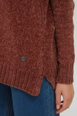 OXMO Basic Truien Trui Elvina Dames Roestbruin -Oxmo Winkel cdbdbdd6e18053d7a0e864ecb0a1e590