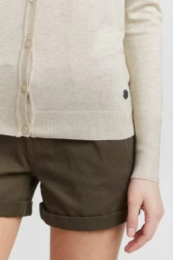 OXMO Vesten Gebreid Vest Hlin Dames Lichtgrijs -Oxmo Winkel ce30fffe6e21b09e61d6de1a87a76c63