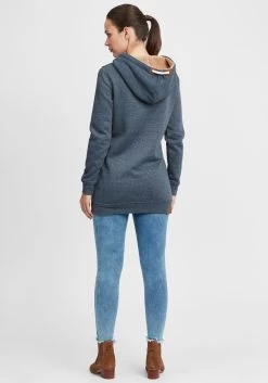 OXMO Hoodies Sweatshirt Vicky Dames Blauw -Oxmo Winkel cf0cda8a94c6964fc36f4c145cda67f9