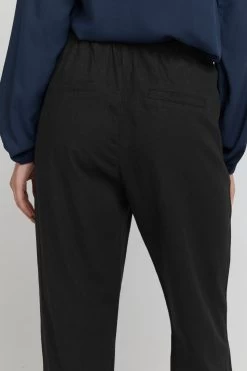 OXMO Pantalons Loosefit Broek Dames Zwart -Oxmo Winkel cf640b5a066f60d3770a81b6ac59962a