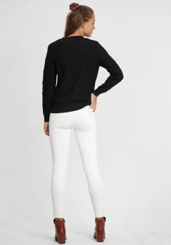 OXMO Fijngebreide Truien Trui Dotta Dames Zwart -Oxmo Winkel d15e2658bcec3e4cc3ad7cdc8234dac3