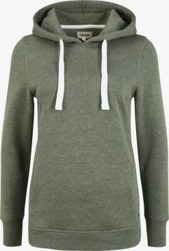 OXMO Hoodies Trui Olive Dames Groen