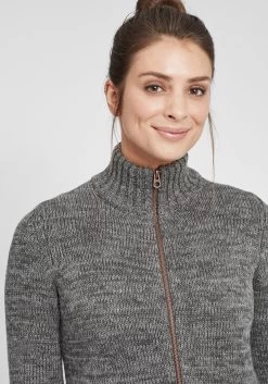 OXMO Vesten Gebreid Vest Dames Grijs 12 OXMO Vesten Gebreid Vest Dames Grijs -Oxmo Winkel d2be970ce08d546861a93c0ee76b55d2