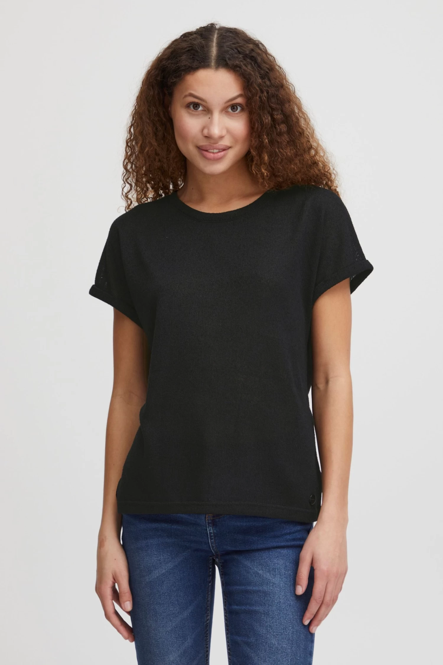 OXMO T-shirts Shirt Oxkatie Dames Zwart 4 OXMO T-shirts Shirt Oxkatie Dames Zwart - Afbeelding 2