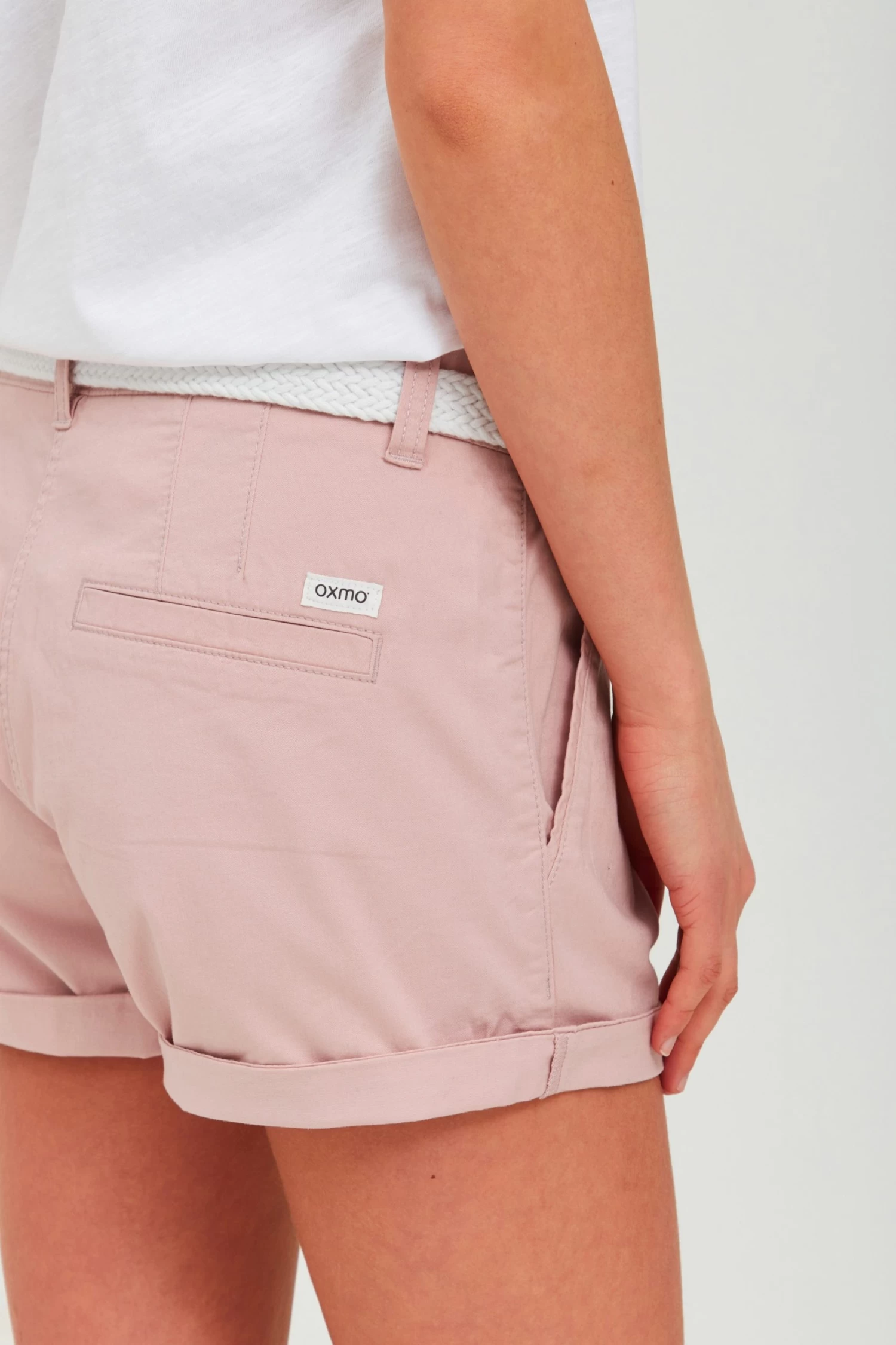 OXMO Shorts Regular Chino Channet Dames Roze 8 OXMO Shorts Regular Chino Channet Dames Roze - Afbeelding 6