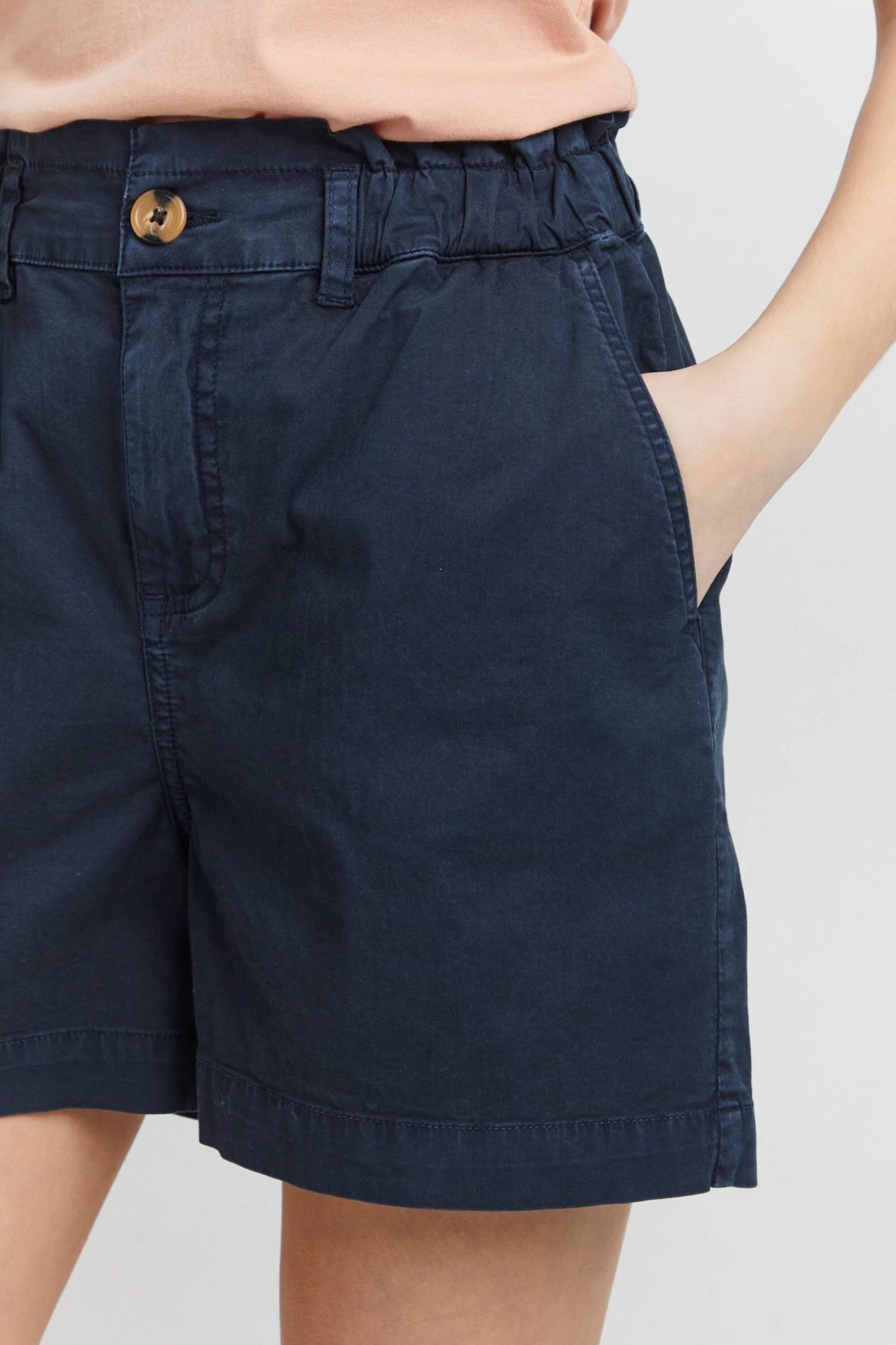 OXMO Shorts Regular Broek Chai Dames Blauw Gemêleerd 7 OXMO Shorts Regular Broek Chai Dames Blauw Gemêleerd - Afbeelding 5