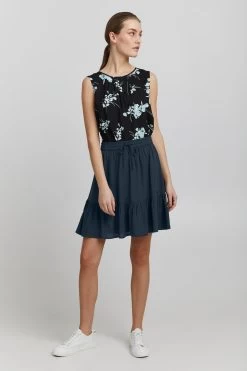 OXMO Mini Rokken Rok EIRA Dames Navy -Oxmo Winkel d4061093665c1796259ce3c0589c03ab