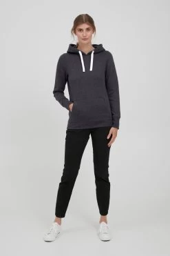 OXMO Hoodies Trui Olive Dames Donkergrijs -Oxmo Winkel d85754680b9901e92dabf6c31961eaa0