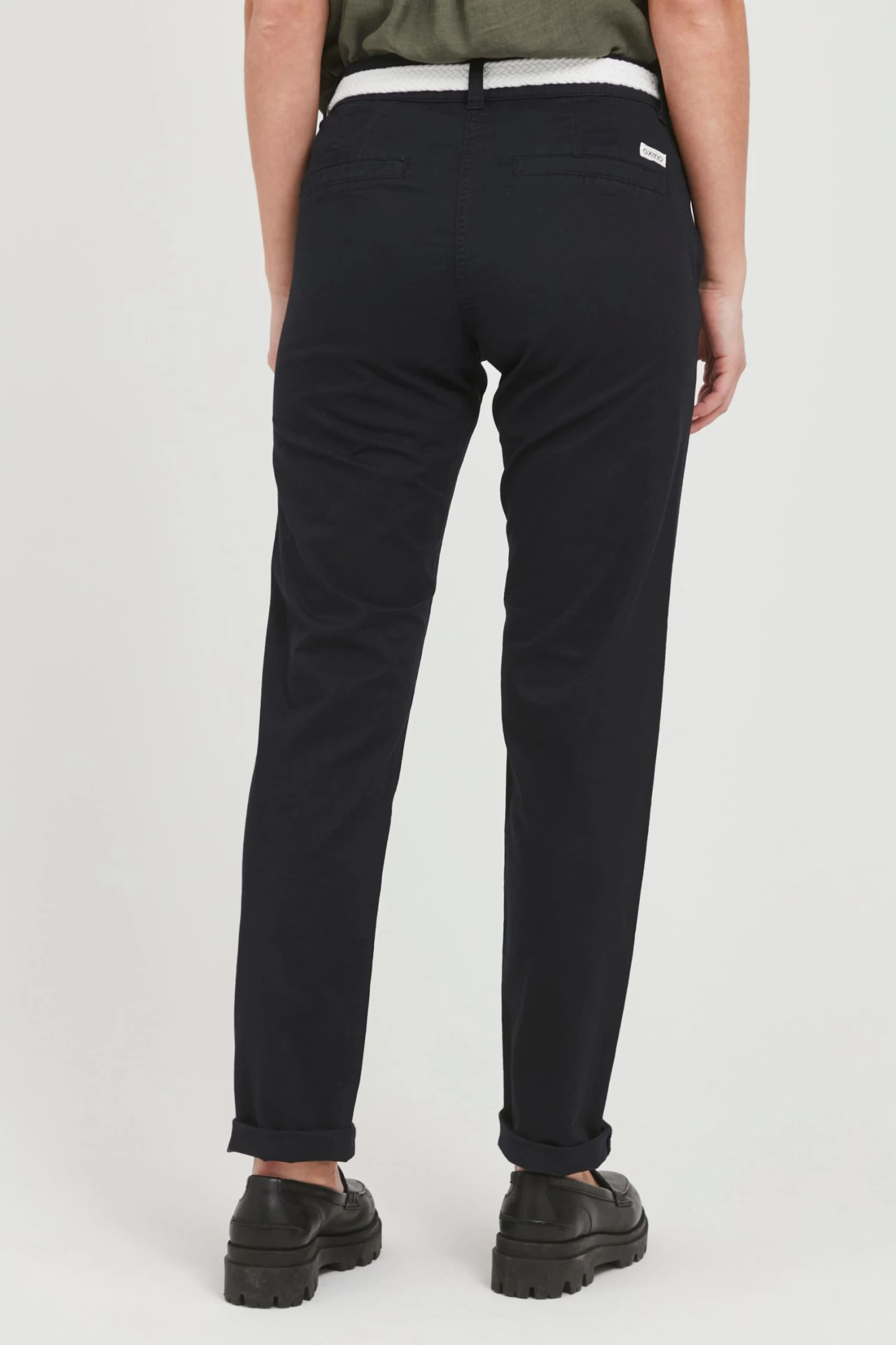 OXMO Chinos Slimfit Chino Chakira Dames Zwart 6 OXMO Chinos Slimfit Chino Chakira Dames Zwart - Afbeelding 4