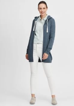 OXMO Sweatvesten Sweatvest Olinda Dames Blauw -Oxmo Winkel d9dc29c9df1e1ee46374d6068a03a848