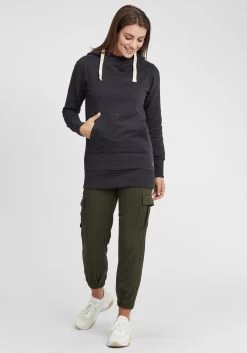 OXMO Hoodies Sweatshirt Jenny Dames Zwart -Oxmo Winkel da5ea9169fcb6801761ce09faf46ba30