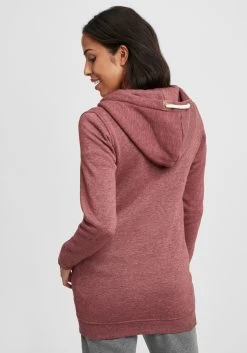 OXMO Sweatvesten Sweatvest Vicky Straight-Zip Dames Rood -Oxmo Winkel da5eb2390e0d196250eb345b8beccb9e