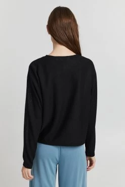 OXMO Vesten Gebreid Vest KIKE Dames Zwart 11 OXMO Vesten Gebreid Vest KIKE Dames Zwart -Oxmo Winkel dae176c91a2de9514458a1e8cbb95c98