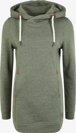 OXMO Hoodies Sweatshirt Vicky Dames Groen Gemêleerd