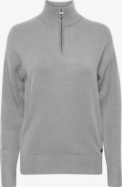 OXMO Coltruien Trui Rita Dames Grijs Gemêleerd