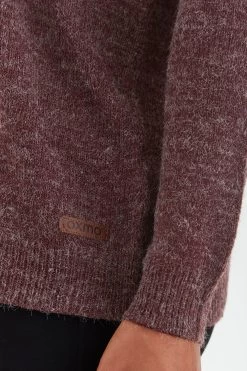 OXMO Vesten Gebreid Vest NENA Dames Wijnrood -Oxmo Winkel ddb551ff6b20ab6b464a5b36a09df089