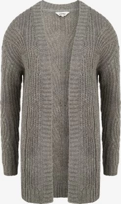 OXMO Vesten Gebreid Vest Cle Dames Grijs