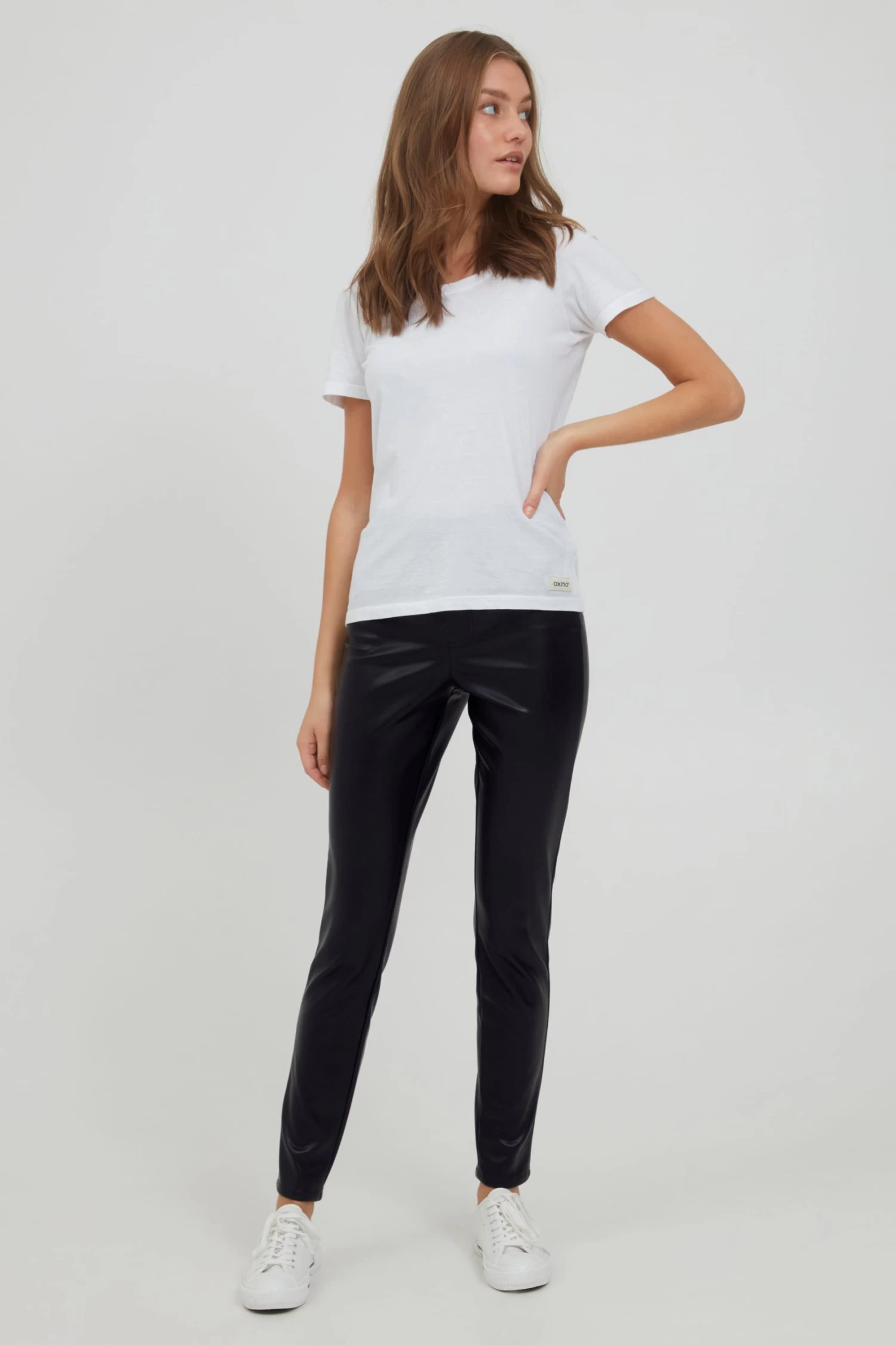 OXMO Broeken Slimfit Leggings PAULINE Dames Zwart 5 OXMO Broeken Slimfit Leggings PAULINE Dames Zwart - Afbeelding 3