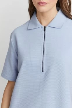 OXMO Mini Jurken Jurk JONNA Dames Blauw / Lichtblauw -Oxmo Winkel e0542754011cb3bdc195591c2103f85c