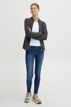 OXMO Vesten Gebreid Vest Sal Dames Zwart -Oxmo Winkel e1769681a72039a6fd0a30f0239ee98f