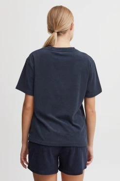 OXMO T-shirts Shirt Oxfrika Dames Blauw -Oxmo Winkel e337b8bec1dac22d20ed87d03d7cbbe7
