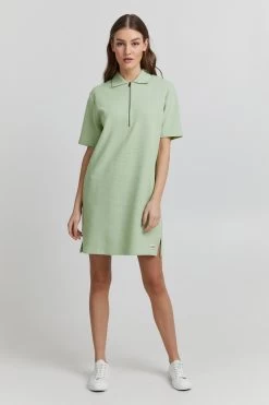 OXMO Mini Jurken Jurk JONNA Dames Groen / Lichtgroen -Oxmo Winkel e3441b1bd66b3e07e1f5d157835d8887