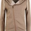 OXMO Sweatvesten Sweatvest Vicky Dames Beige / Bruin