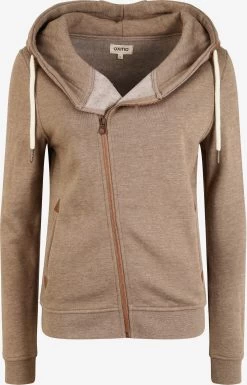 OXMO Sweatvesten Sweatvest Vicky Dames Beige / Bruin