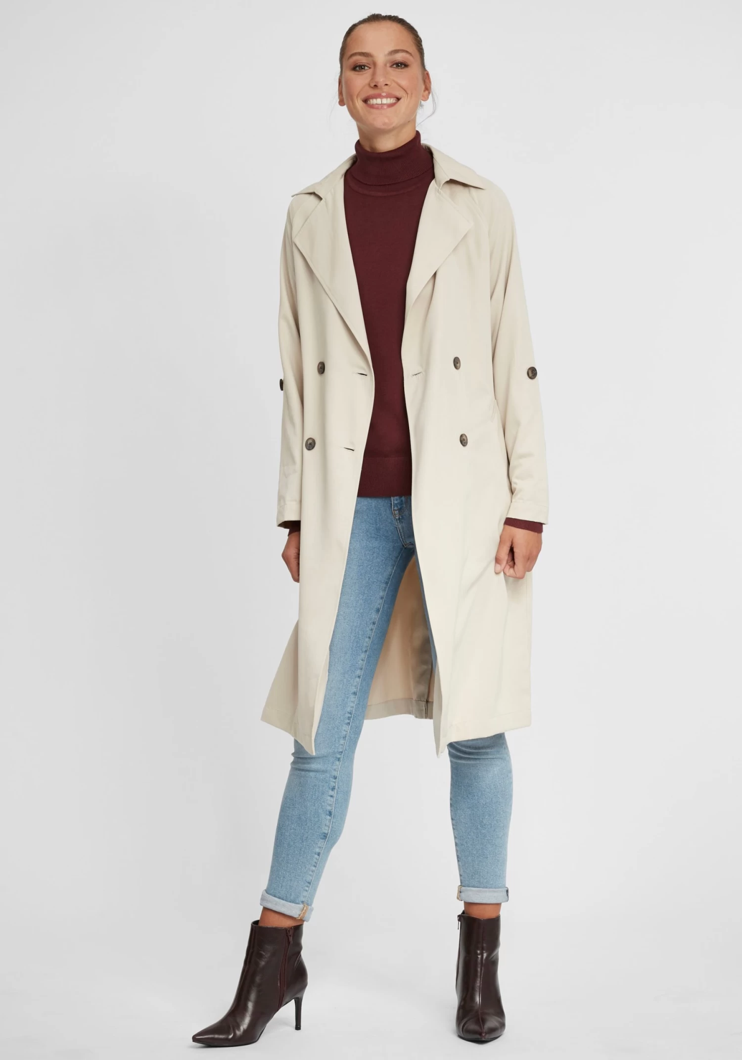 OXMO Coltruien Trui Wina Dames Bruin 5 OXMO Coltruien Trui Wina Dames Bruin - Afbeelding 3