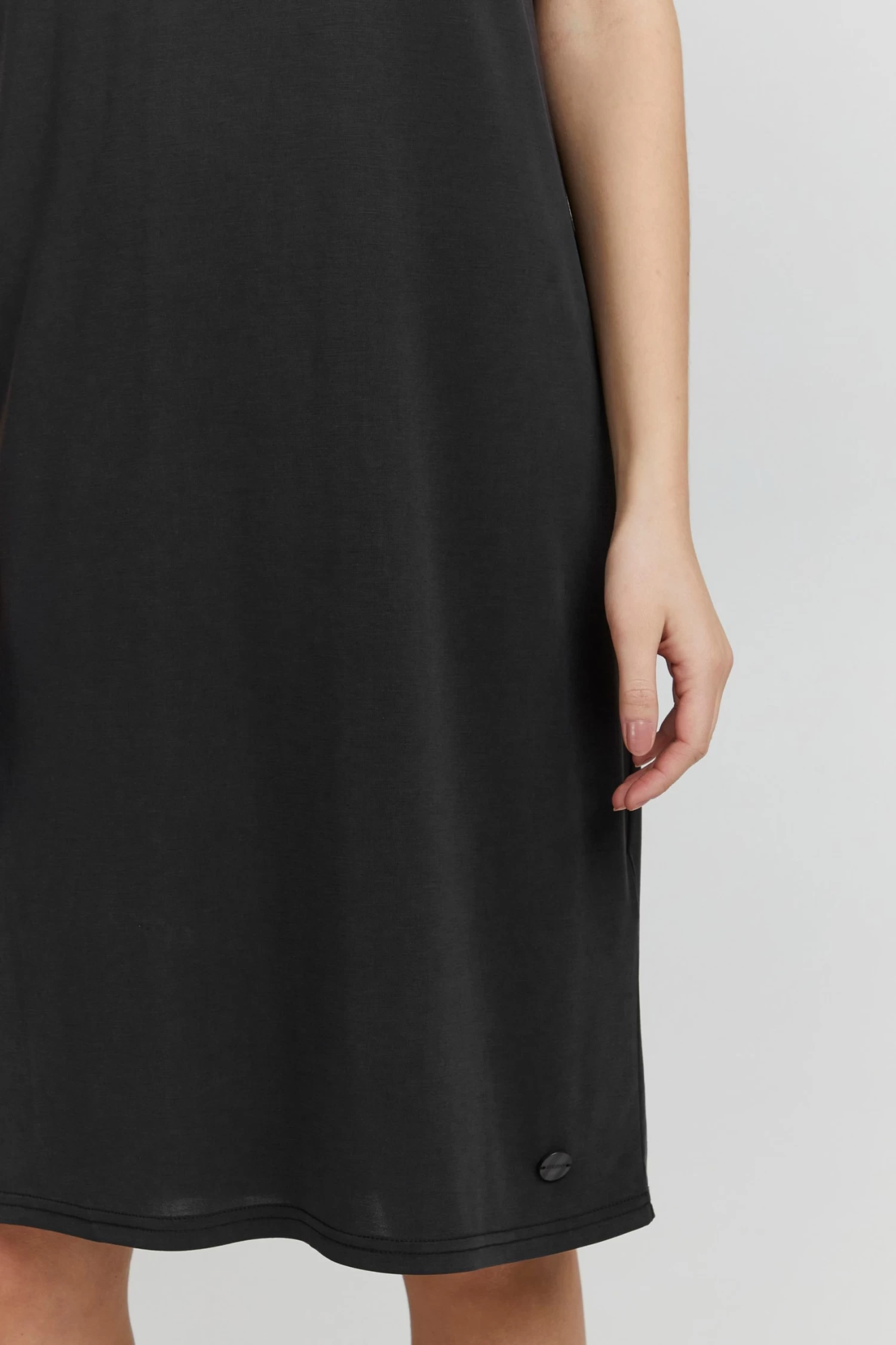 OXMO Jerseyjurken Jurk Brinja Dames Zwart 8 OXMO Jerseyjurken Jurk Brinja Dames Zwart - Afbeelding 6