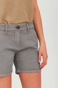 OXMO Shorts Regular Broek KATHY Dames Grijs -Oxmo Winkel e57ab53a18f002470314a4f806676b83