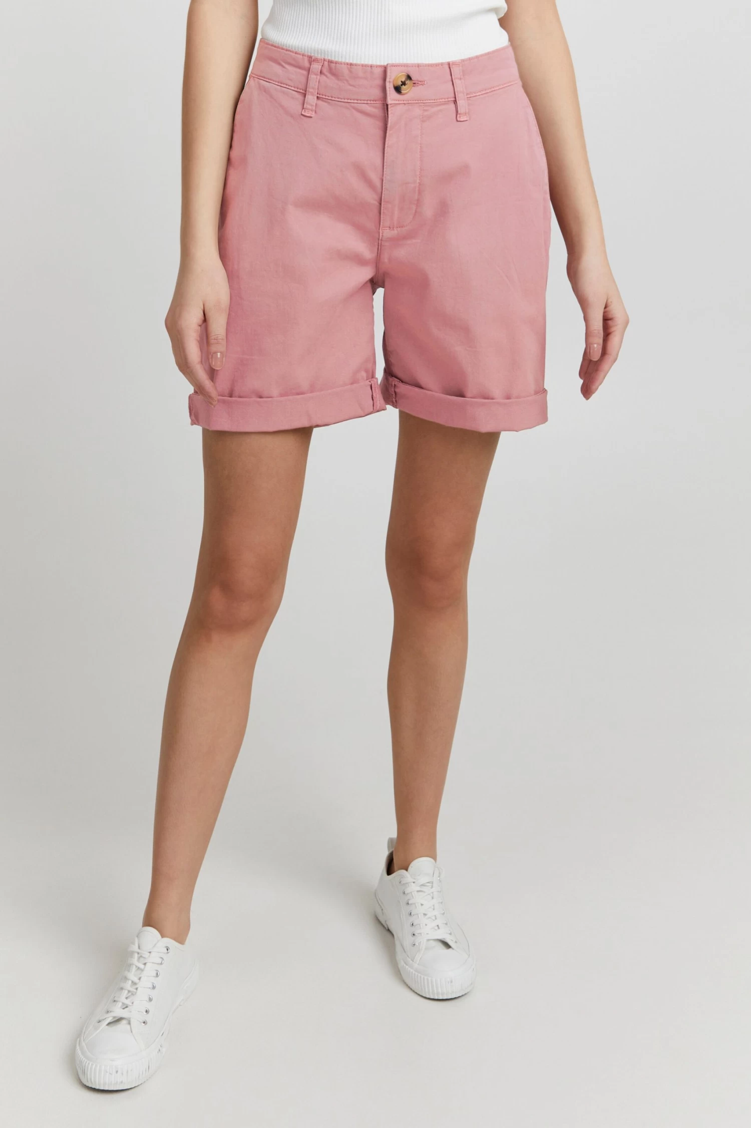OXMO Shorts Regular Broek Charline Dames Roze 4 OXMO Shorts Regular Broek Charline Dames Roze - Afbeelding 2