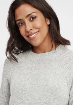OXMO Truien Trui Dames Grijs -Oxmo Winkel e7a6211e94640d5fec683011e30d2b9b