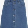 OXMO Mini Rokken Rok FRIGGA Dames Blauw -Oxmo Winkel e8d4667e928f6eda8a4edc05948ffa67