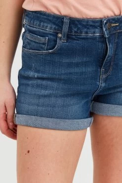 OXMO Denim Shorts Regular Jeans ANDREJA Dames Blauw -Oxmo Winkel e8df55214e4ef301271e6ace8f057e38