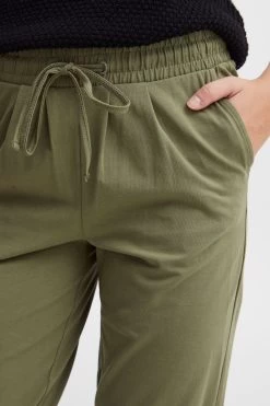 OXMO Pantalons Tapered Broek Oxodette Dames Olijfgroen -Oxmo Winkel ea300d27ef1fadeb50e01c1bdd16d9ba