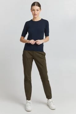 OXMO Truien Trui Helin Dames Donkerblauw -Oxmo Winkel ea5f31e641722aa05e5e7d86a3991153